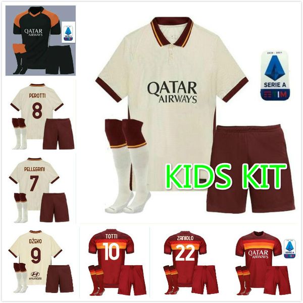 

дети 20 21 как рома джерси майолот де рома футбол футбол джеко пелгрини заниоло kluivert 20 21 индивидуальный дом прочь третья футбольная фо, Black