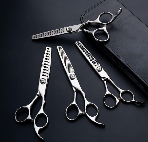 

hair highend shear professional barber teeth 440c thinning cut scissors hairdressing thinning scissor teeth scissors 11/14/18/30 sqcmp
