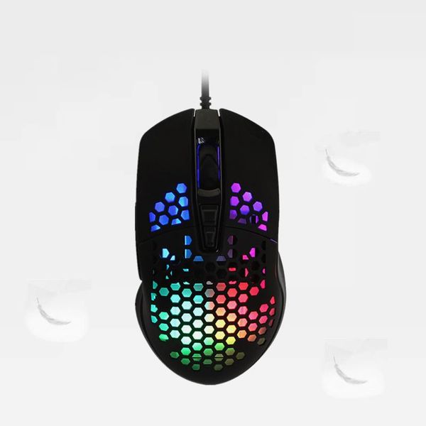 

mice optical gaming mouse ergonomic wired computer colorful rgb backlit 6400 dpi 7 buttons pc gamer for lapnotebook