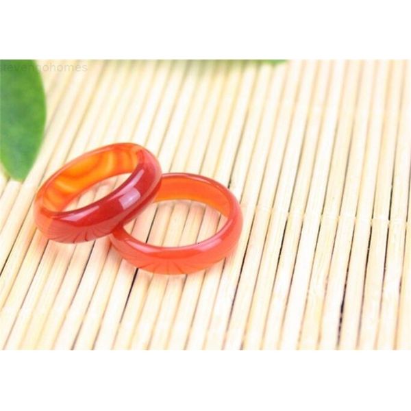 

colors ring in various natural new narrow agate accessories for men and women, Silver