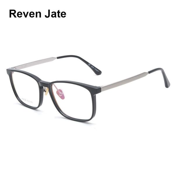 

reven jate x2028 optical plastic eyeglasses frame for men and women glasses prescription spectacles full rim frame glasse t200428, Silver