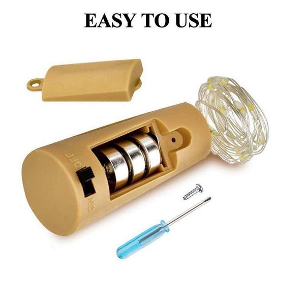 

bottle 12 pack 6.5ft 20 led wine cork s for glass mason jar fairy