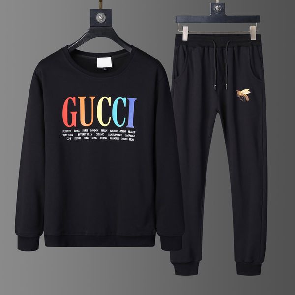 

2020new style 20 designer men's casual sportswear printing men's jogging suit suit hip-hop suit -3xl, Gray
