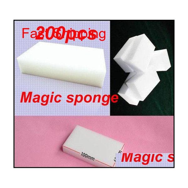 

200pcs/lot multi-functional sponge for cleaning,magic sponge eraser melamine cl qylxzr toys2010