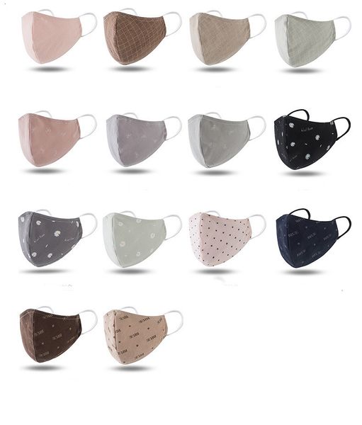 

washable reusable cloth cotton designer pm2.5 protective mask respirator dustproof ear-hook face masks