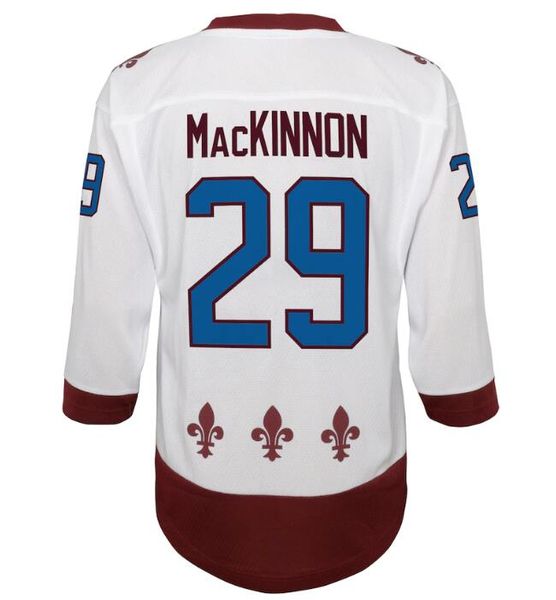 

2020 colorado avalanche nathan mackinnon white 92 landesnog 29 mackinnon 20-21 special player jersey white 96 rantanen yakuda local online, Black;red