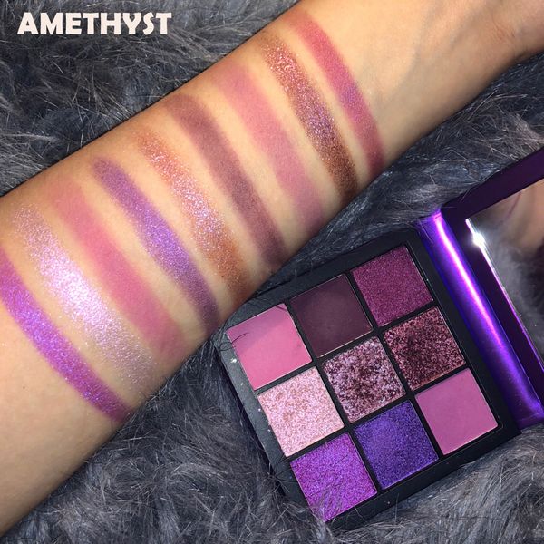 

9 palette eye shadow brighten colors diamonds eyeshadow powder makeup palette z khaki shimmer matte ruby eye shadow makeup amethyst