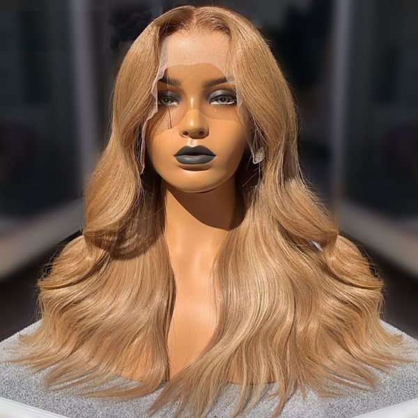 

european body wave ginger blonde 360 lace front human hair wigs with baby hair full lace wigs for women natural hairline 13x4 front, Black
