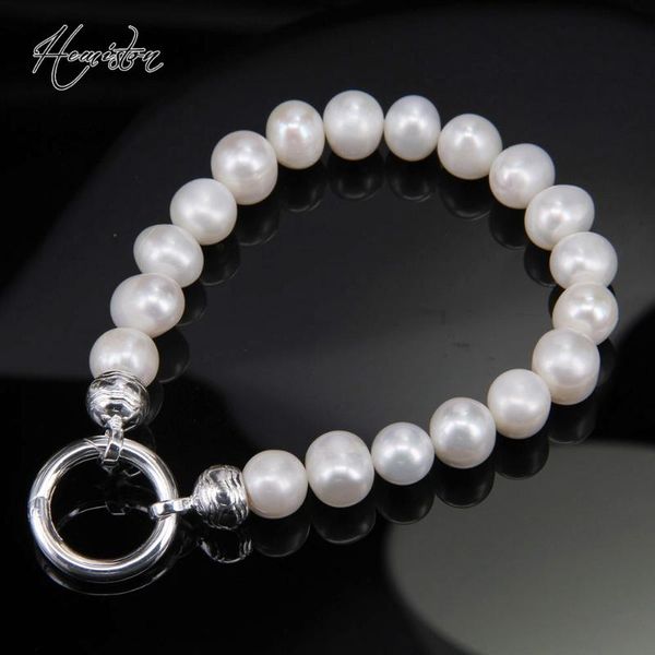 

браслет пресной воды жемчуг бисера упругие с кругом застежка, европейский гламурная jewelry soul подарок для женщин 988, Black