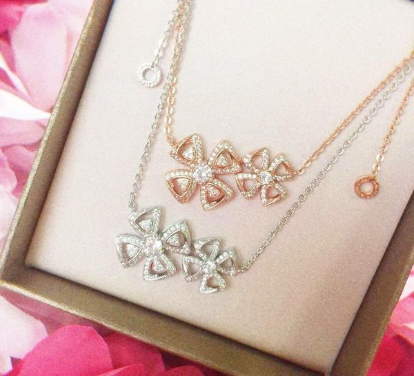 

yongxuan four-leaf clover necklace bracelet earrings iced out chains jewelry necklace mens 14k gold chains rings cuban link chain 2020 new, Silver