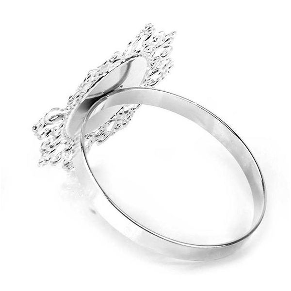 

12pcs bling acrylic napkin rings napkins holder wedding party banquet dinner christmas decor favo qylehm