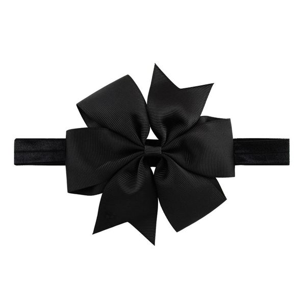 

1pcs 4.3 inch diy big grosgrain ribbon bow headband boutique owknot headbands hair bands hair ties hair accessories 654 wmtuui, Slivery;white