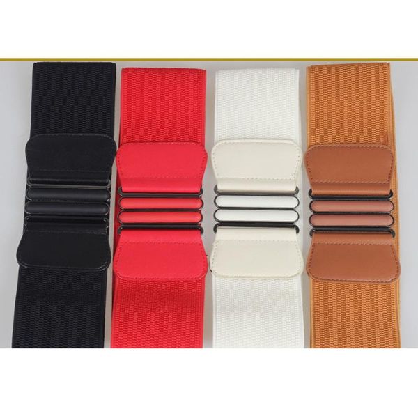 

fashion women's boho lady vintage solid buckle waist belt casual waistband z913, Black;brown