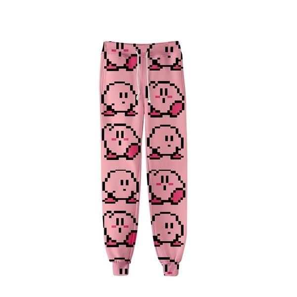 

2020 fashion sweatpants 3d printed kirby ladies cute cartoon trousers summer girl jogging breathable casual pants c1118, Gray
