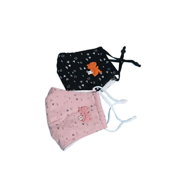 

children's face mask washable reusable breathable earloop mask gauze face mask cotton for kids face mouth cover mascarilla bbywxs