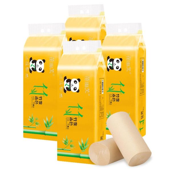 

14 шт. prol paper нативная древесная целлюлозная столовая кухня валовая бумага утолщенная туалетная бумага бытовой мягкой безопасной ванной