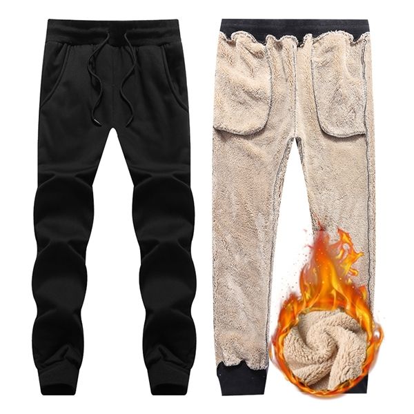 

men's winter keep warm jogging pants fleece men 5xl large size trousers casual thicken sweatpants male brand sportwear,ga725 c1118, Gray
