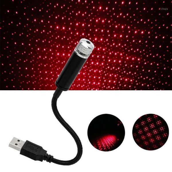 

forauto usb led car atmosphere lamp car roof star light projector ambient decorative light adjustable multiple lighting effects1