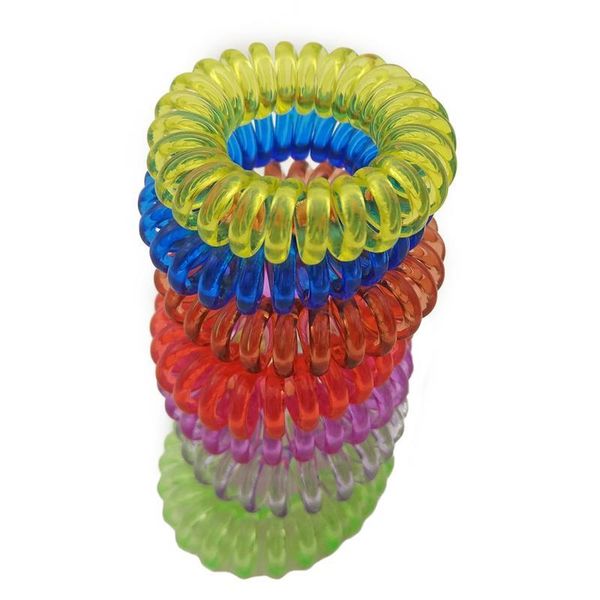 

candy color gum telephone ring hair girl's rubber band tie colorful accessories size 3.5cm q bbydce