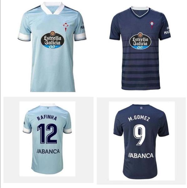 

2020 2021 celta vigo soccer jerseys home away iago aspas rafinha gomez sisto hugo mallo camiseta de futbol kits 20 21 football shirts, Black;yellow