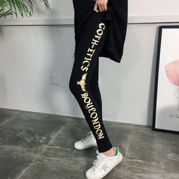 

new thin gothic leggings in autumn and winter 2020, Black