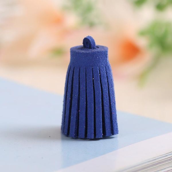 

5pc leather mini tassels pendant fringe jewelry diy fringe keychain cellphone straps pendant home sewing accessories key tassel h jlllsy