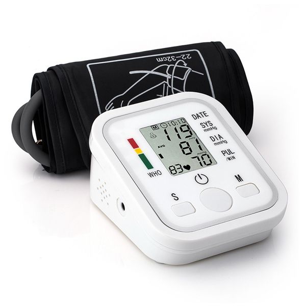 

household fully automatic arm band type digital electronic blood pressure meter mini size lightweight portable sphygmomanometer