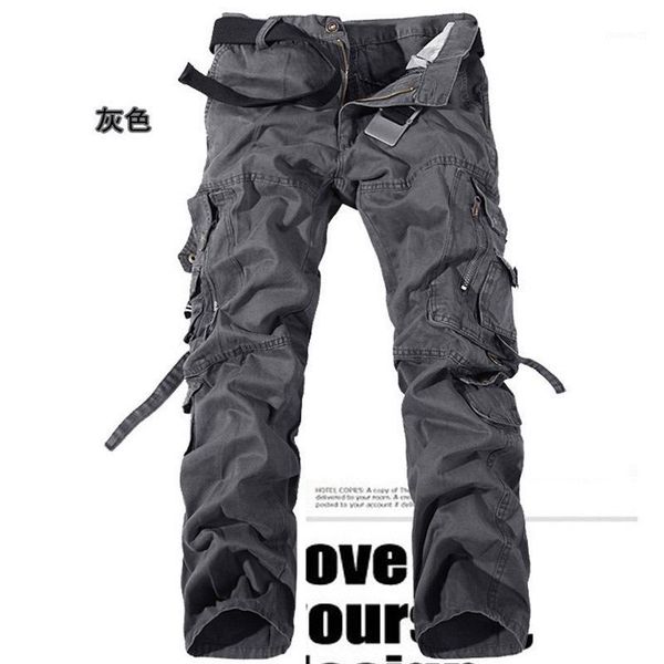 

european and american-style selling cotton washed plus-sized bib overall multi-pocket outdoor pants ouma men's wear1, Black