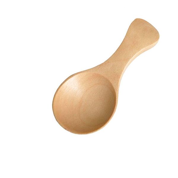 

mini wooden spoon kitchen spice spoon wood sugar tea coffee scoop small short connt spoons utensils cooking tool h wmtdde