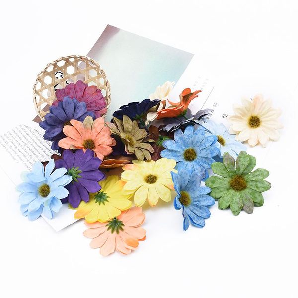 

10 30 silk daisy home decoration accessories wedding decorative flowers wall fake gerbera diy gift box artificial flowers wmtyve