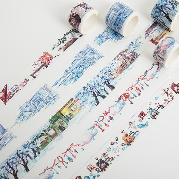 

2016 and ice theme washi tape masking decorative tapes diy scrapbooking sticker label tape japanese stationery h
