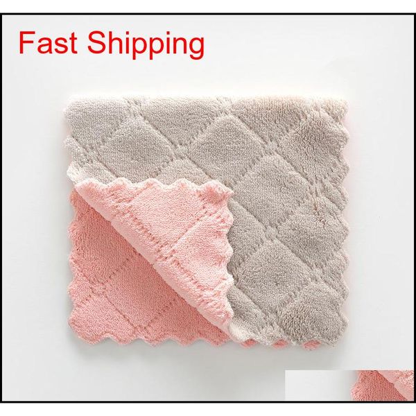 

wholesale reusable microfiber cleaning cloth super absorbent dish towel home kitchen oil and dust clean wipe ra qyllll bdesports