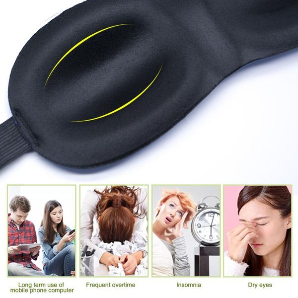 

masks 1pcs sleeping 3d relaxing sleep mask eyeshade cover shade soft portable blindfold travel eye patch