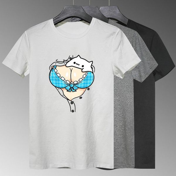 

2021 selling vintage gym summer t shirt vintage new women t-shirt kawaii different spoof personality chest print t shirt, White