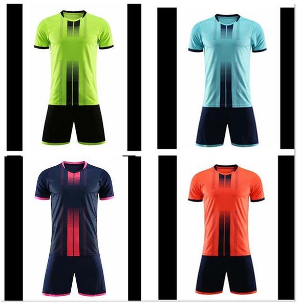 

2019 men children football jerseys boys girls soccer clothes sets kids training uniforms tracksuit customized696969, Black