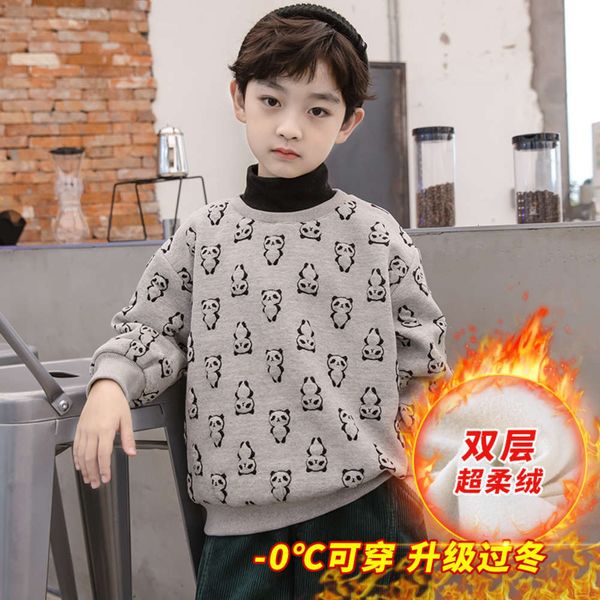 

winter boys' and sweater 2020 autumn new korean sle children's pullover, Black