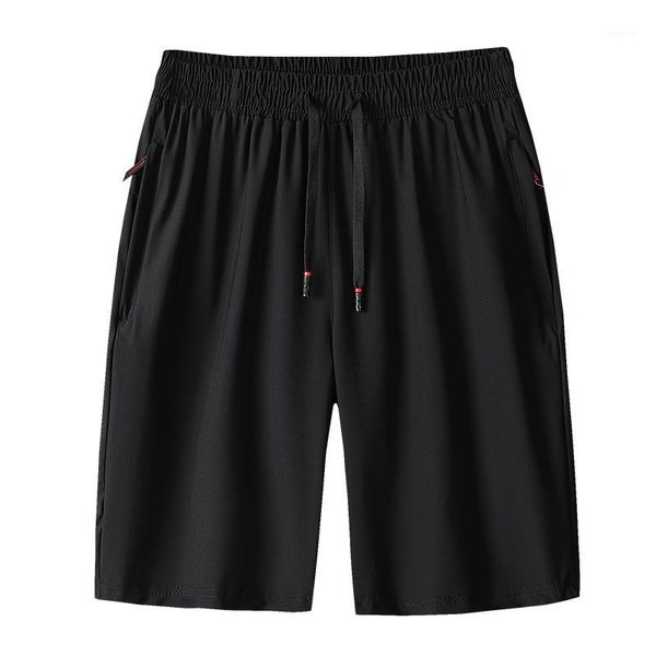 

new men's shorts summer ice silk quick drying casual pants plus size summer pants wear big underpants loose sports1, White;black