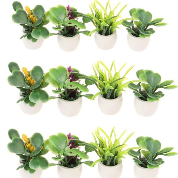 

1:12 кукольный домик миниатюрный зеленый завод в мебели горшка дома аксессуары для декора дома притворяющиеся пады игрушки 1:12 d wmtvrq