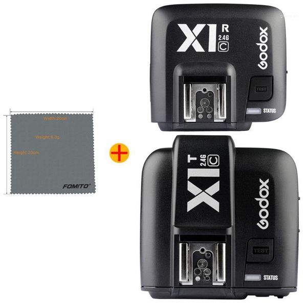 

lighting & studio accessories godox x1c x1s flash trigger 1/8000s hss 32 channels 2.4g wireless lcd strobe transmitter and receiver for1