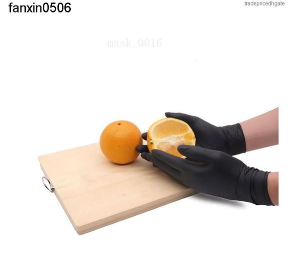 

home disposable set 100pcs cleaning latex good for water-proof dishwash rubber bands nitrile gloves s4x6
