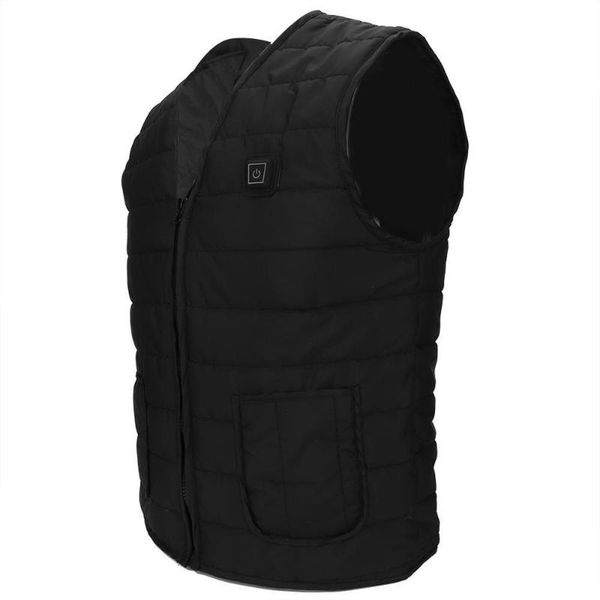 

usb zone 5 heating vest women's jacket heated cotton vest heating jacket outdoor winter black men's smart, Gray;blue