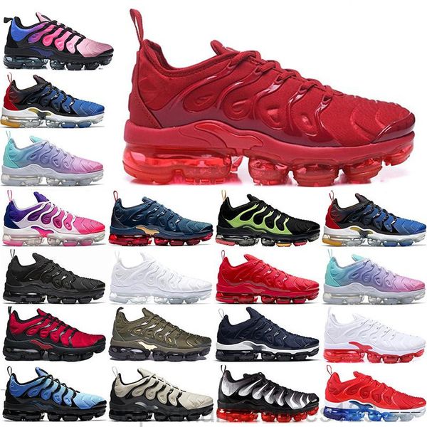 

2020 tn plus shoes mens white volt black hyper psychic blue oreo purple womens breathable fashion sports sneakers trainers outdoor j5pe