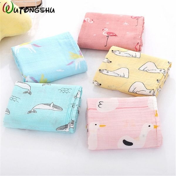 

bamboo cotton baby blanket baby swaddle for newborns wraps baby bath towel stroller cover girls boys swaddling pgraphy wrap y200109
