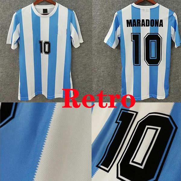 

men's 1978-1986 football jerseys retro maradona classic football jersey customize any name and number, Black