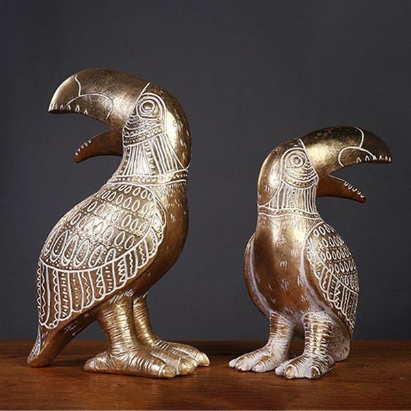 

decorative objects & figurines creative wholesale toucan decoration indoor home living room resin crafts bedroom