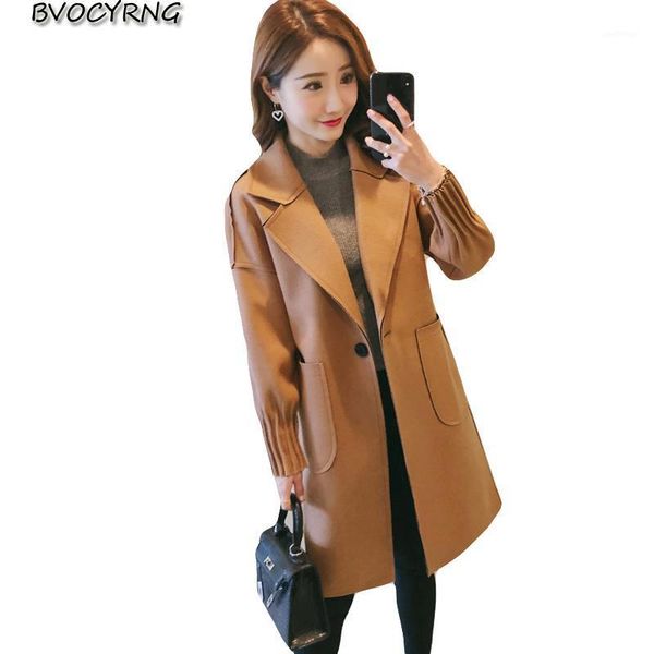 

new spring autumn women windbreakers fashion female slim trench coats raincoat outerwears plus size long outerwear k02681, Tan;black