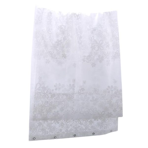 

modern fashion polyester white manhua thickened waterproof mold proof shower curtain partition shower curtain