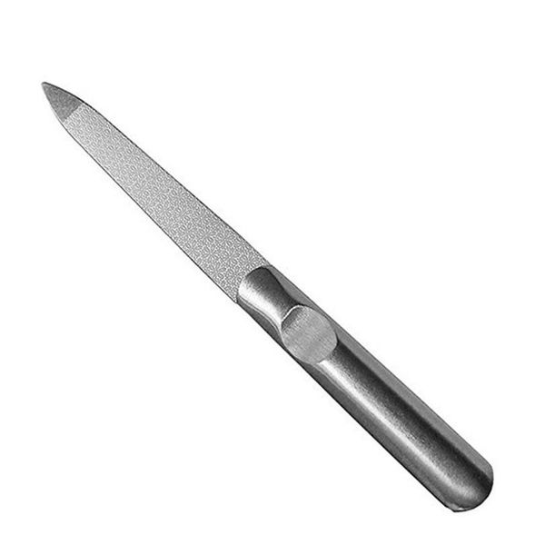 

2019 nail file professional double sided color stainless steel manicure pedicure polishing manic jlliok