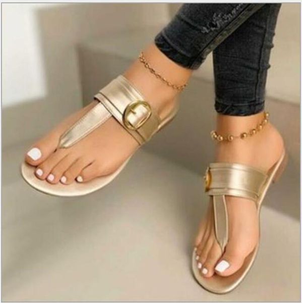 

женщины летний бич плюс плюс размер квартиры сандалии обувь женщина flip thong pu кожаная богемья молозы сандалиас mujer sapato feminino d49, Black