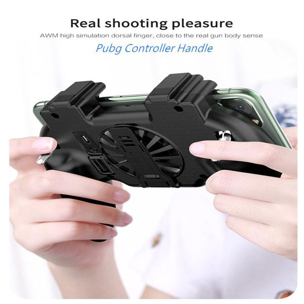 

4000mah fan pubg controller gamepad android wireless joystick joypad mobile trigger l1r1 for n-switch smart phone for tablet pc